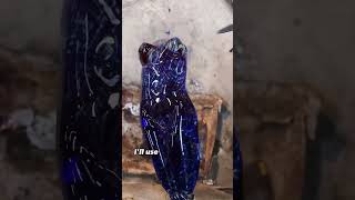 How we make human-like sculptures in glass - Wave Murano Glass #shorts