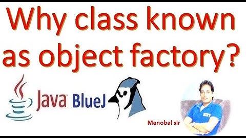 Why class is known as object factory? | user defined data types | ICSE class 10 computer