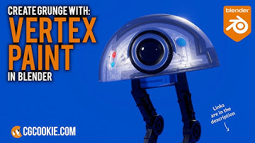 Quick Tip To Put Grunge On Any Model - Vertex Painting Blender Tutorial