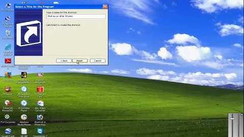 How to set a automatic shutdown timer by using shortcut.wmv