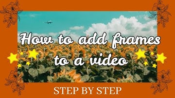 how 2 add aesthetic frames to your video // Wondershare Filmora tutorial