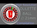 High-Resolution Roulette Spins - 21mm Ivorine Roulette Ball - Part 3 of 6 - Slow Rotor