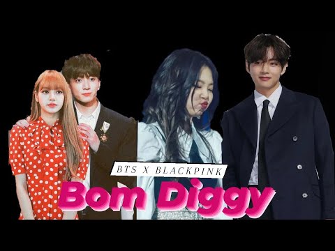 BTS X Blackpink Bom Diggy hindi mix fmv #bts #blackpink