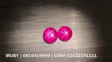 Natural star ruby Viet Nam | ruby sao tự nhiên hàng đẹp giá bình dân | IRUBY