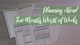 Maternity Leave Prep || TWO MONTHS Worth of Weekly Layouts