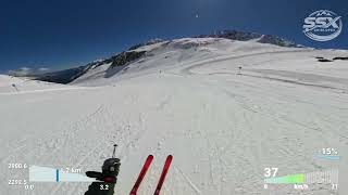 Stubai Glacier π¦πΉ | Easy Blue 3KM β Piste 17 & 21 (Pure Sound)