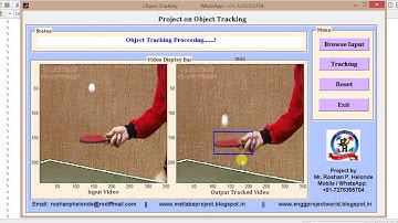 Object Detection Tracking using Matlab Project Source Code