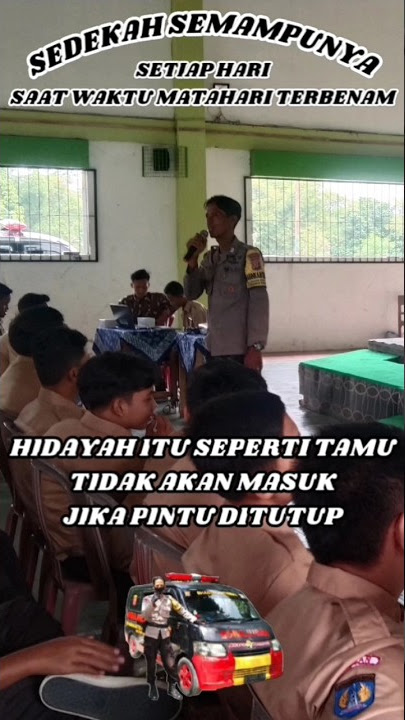 HIDAYAH ITU SEPERTI TAMU, TIDAK AKAN MASUK JIKA PINTU DITUTUP.