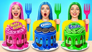 Essen der Gleichen Farben Challenge | Essbare Schlacht von Mega DO Challenge