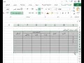 طريقة عمل جدول اكسل بأبسط طريقة