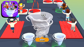 Tornado Runner 3D ​- All Levels Gameplay Android,ios (Levels 1-3)