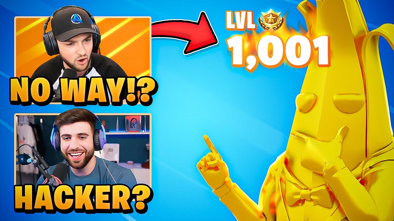 FAMOUS YOUTUBERS React To My Level 1,000 in Fortnite!