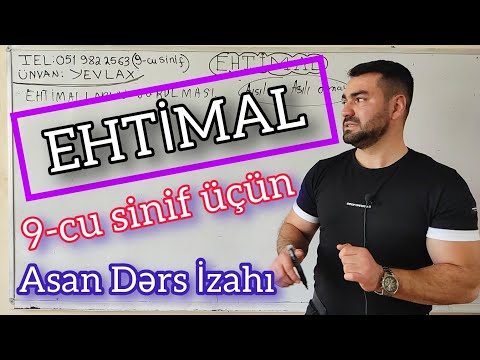 ✅🔺Ehtimal nəzəriyyəsi asan izah (9-cu sinif buraxılışa hazırlıq) #riyaziyyat #buraxılış #dim