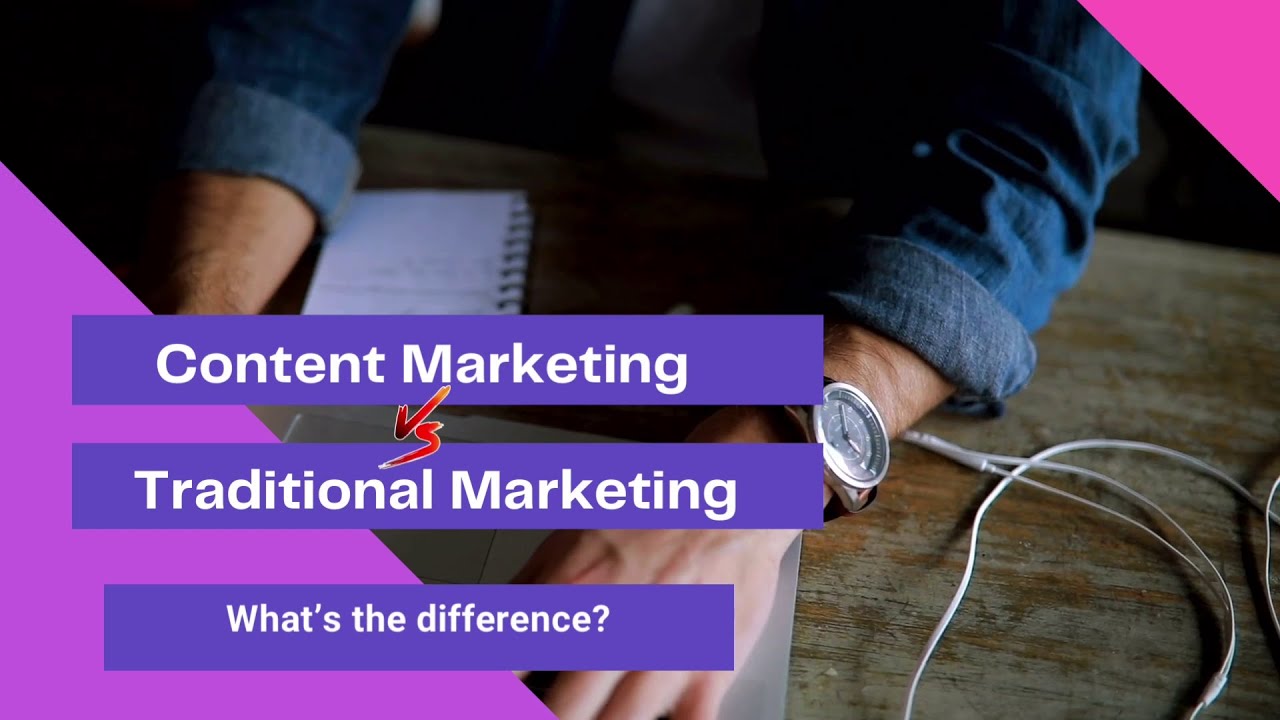 Content Marketing vs Traditional Marketing The Pros and Cons YouTube