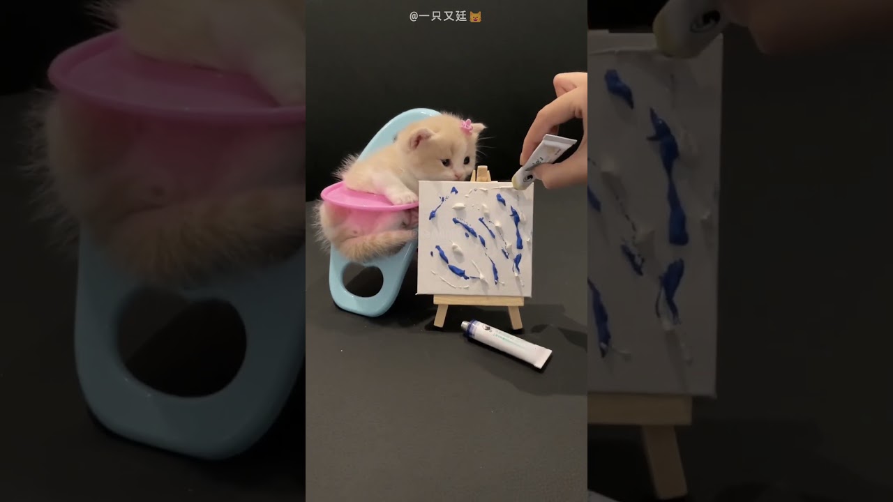 Cat Made Cutest Painting