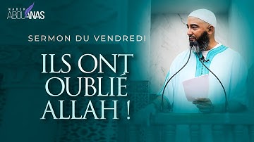 THEY HAVE FORGOTTEN ALLAH! - NADER ABOU ANAS