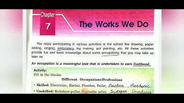 THE WORKS WE DO - SOCIAL STUDIES - GRADE 