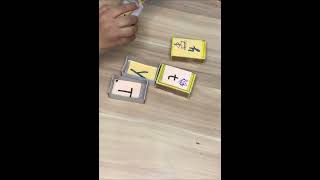 Small to capital alphabet matching/fun activities/improve hand and eye coordination