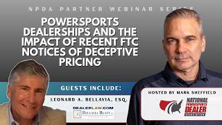 Powersports Dealerships and the Impact of Recent FTC Notices of Deceptive Pricing