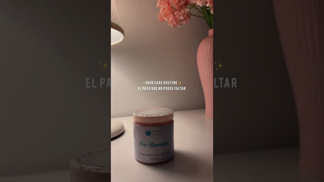 PRE SHAMPOO para un CABELLO SUAVE & BRILLANTE  