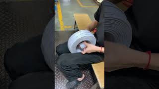 Our workshop wire spool winding in action.#cable #factory #copper