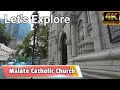 Exploring the beauty of malate church  manila philippines 4k  walking tour