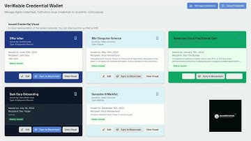 Verifiable Credential Wallet