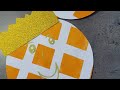 Galette des rois en peinture avec du masking tape