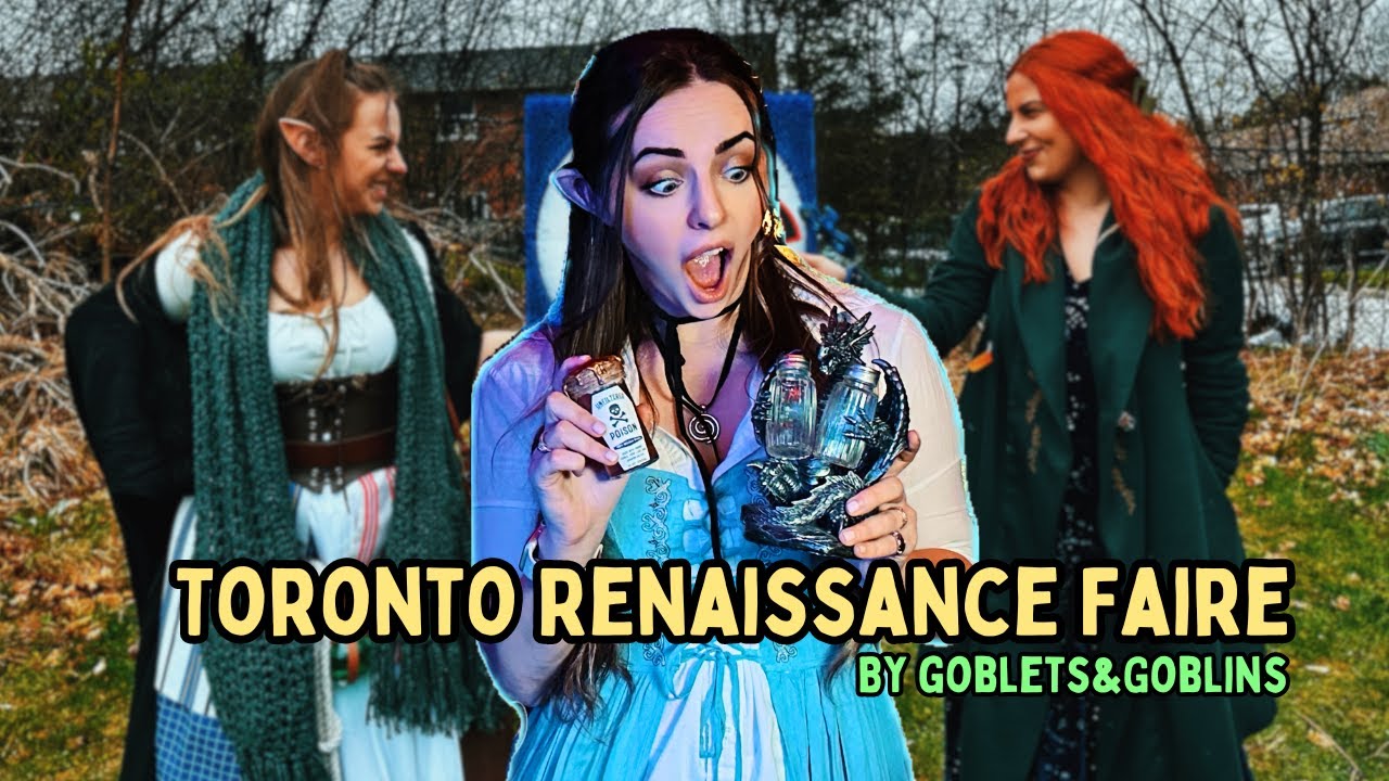 Renaissance Faire Vlog in Toronto... *we made LARP weapons*