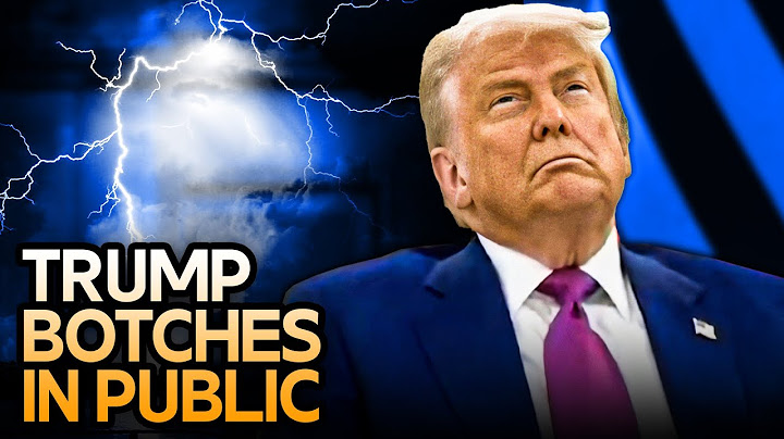 Mentally Incompetent Trump Claims Biden Allowed Thunderstorms Into America