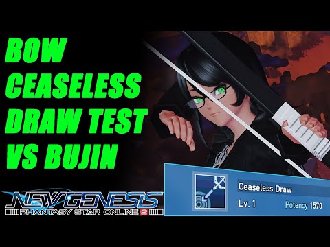 PSO2:NGS Bow Ceaseless Draw New Photon Art Test