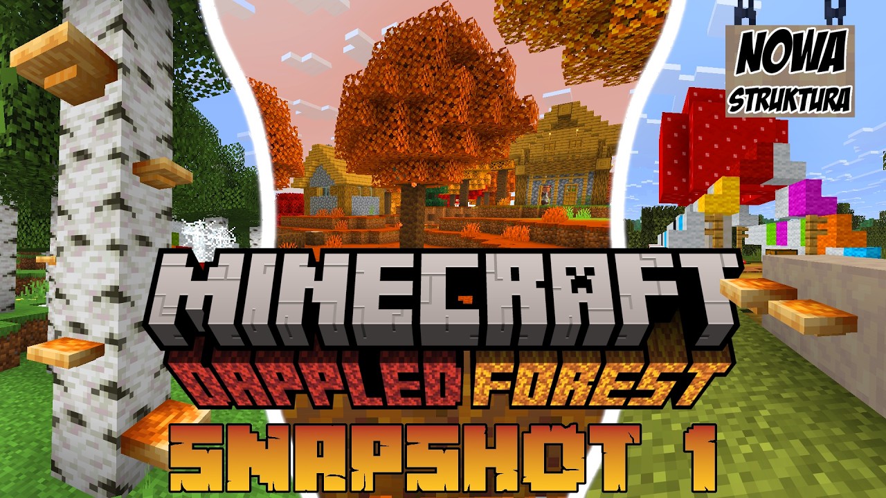 Minecraft: CO NOWEGO? NOWY BIOM i STRUKTURA! OGORM NOWYCH BLOKÓW!  [26.3: Snapshot 1]