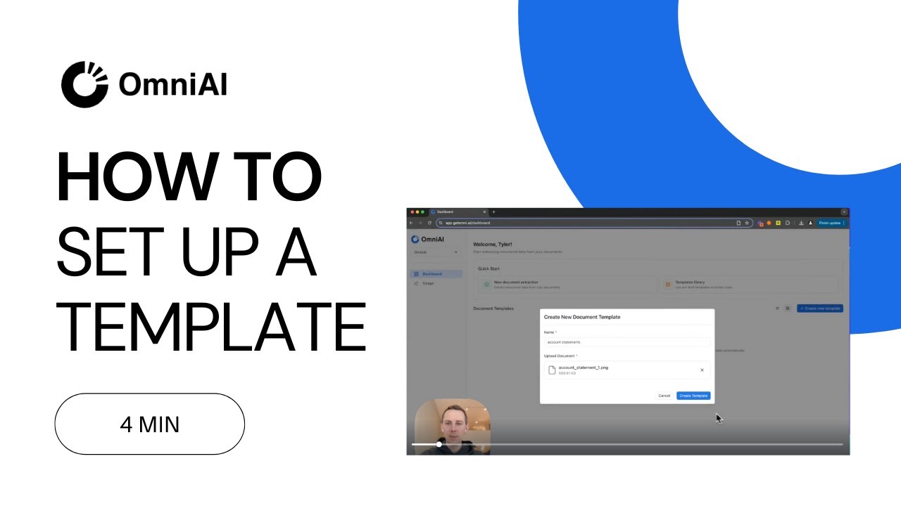 Template setup - YouTube
