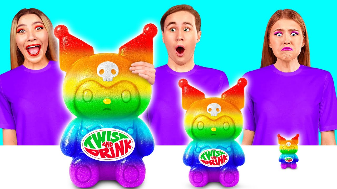 Большая, Средняя или Маленькая Тарелка Челлендж | Потрясающие Кухонные Лайфхаки