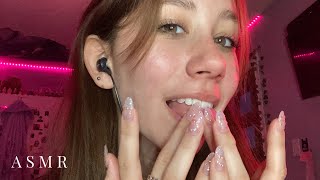 asmr | spit painting you!! (lots of mouth sounds)
