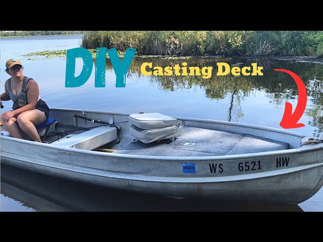 DIY Casting Deck With Seat -14ft Aluminum Boat Project 