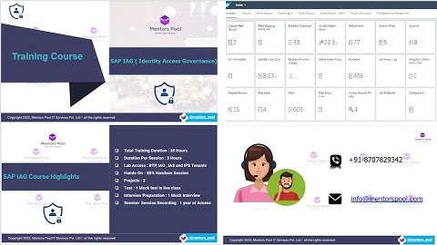 SAP IAG Training Course 2025 | Syllabus, Lab Access, Projects & Certification Prep