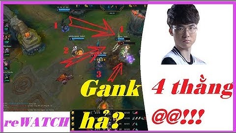FAKER cầm Vayne bị GANK sấp mặt ở Rank Việt | E Irelia hack não cực mạnh.