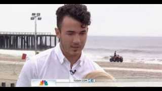 Kevin Jonas on the Today Show at Jersey Shore