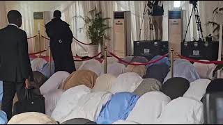 Tinubu, Fashola, Hamzat, Obasa, Join Muslims for Eid Prayers, Dodan Barracks Lagos#PBATInLagos: x...