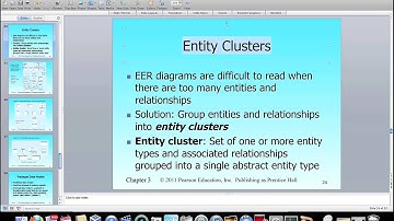 Ch 3  EntityClusters