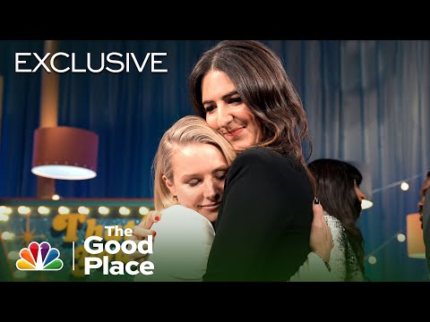 The Emotional Cast Talks Finale with Seth Meyers - The Good Place