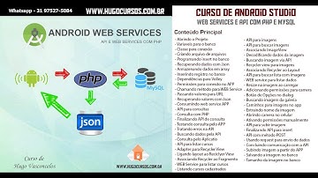 Android Studio com WEB Services - Aula 12 - Chamando método para WEB Services