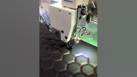 1 head CNC stitching machine for leather stitching in Richpeace factory testing