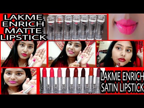 Video: Lakme Enrich Satin Lipstick - 651 Recenze