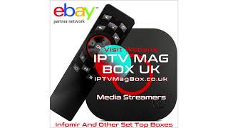 MAG 424w3 Infomir 4K IPTV Set Top Box Via IPTVMagBox.co.uk and eBay
