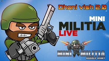 Mini Militia Live Streaming | Anyone Can Join Multiplayer | Live Custom Rooms #Minimilitia #Youtube