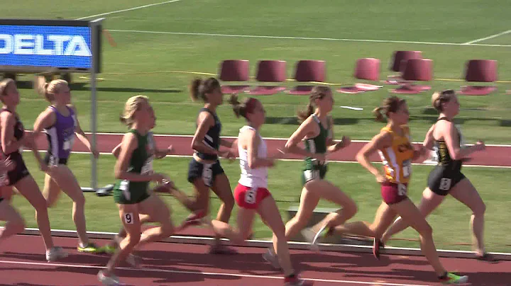 Bud Arens of Bates College 1500 Meter Race at 2012...