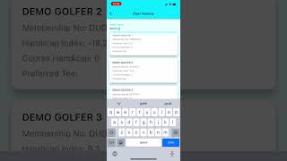 How to check scores of fellow golfers screenshot 2