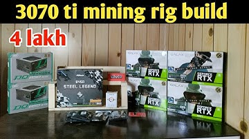 3070ti mining Rig build 2022 || 3070ti and 3060ti Mining Rig build under 4 lakh || 3070ti price